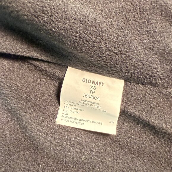 Old Navy Puffer Vest Womens XS Gray Fleece Lined Quilted Winter Layer Cozy F268 - Picture 3 of 9